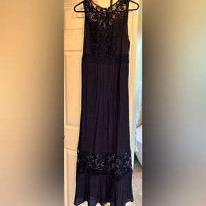 EIC Blu Pepper Navy maxi dress size M